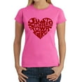 thumbnail image 1 of Women's Word Art T-Shirt - Just a Small Town Girl, 1 of 2