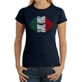 thumbnail image 1 of Women's Word Art T-Shirt - Latina Lips, 1 of 2