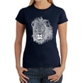 thumbnail image 1 of Women's Word Art T-Shirt - Lion, 1 of 2