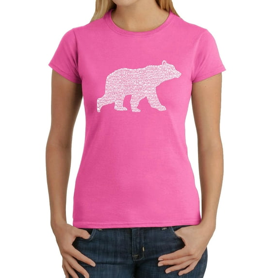 Women's Word Art T-Shirt - Mama Bear