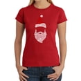 thumbnail image 1 of Women's Word Art T-Shirt - Santa Claus, 1 of 2