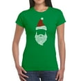 thumbnail image 1 of Women's Word Art T-Shirt - Santa Claus, 1 of 2