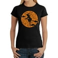 thumbnail image 1 of Women's Word Art T-Shirt - Spooky Witch, 1 of 2