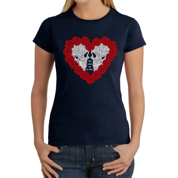 Women's Word Art T-Shirt - Til Death Do Us Part