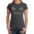 thumbnail image 1 of Women's Word Art T-Shirt - Whiskers, 1 of 2