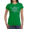 thumbnail image 1 of Women's Word Art T-Shirt - XOXO Skull, 1 of 2