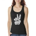 thumbnail image 1 of Women's Word Art Tank Top - Peace Out, 1 of 2