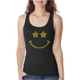 thumbnail image 1 of Women's Word Art Tank Top - Rockstar Smiley, 1 of 2