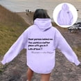 thumbnail image 1 of Women's Word Graphic Vintage Hoodie Long Sleeve Sweatshirt, 1 of 6