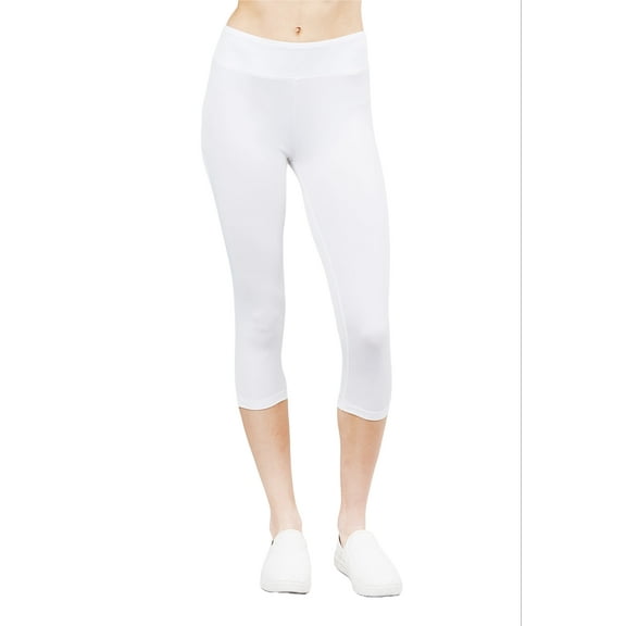 MOA COLLECTION Women's Workout Capri Length Leggings Pants