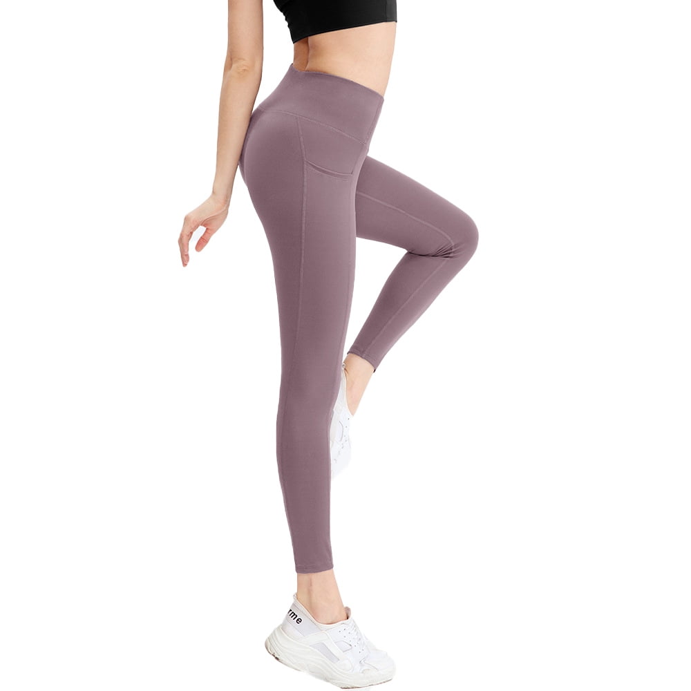 Women's Workout Leggings - High Waisted Yoga Pants Athletic Running Tights,8/L，G143983  