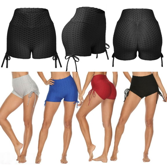 Women’s Workout Running Shorts High Waist Tummy Control Athletic Gym Yoga Lounge Shorts For Swimming Aerobics Fitness Pilates Sports Dance