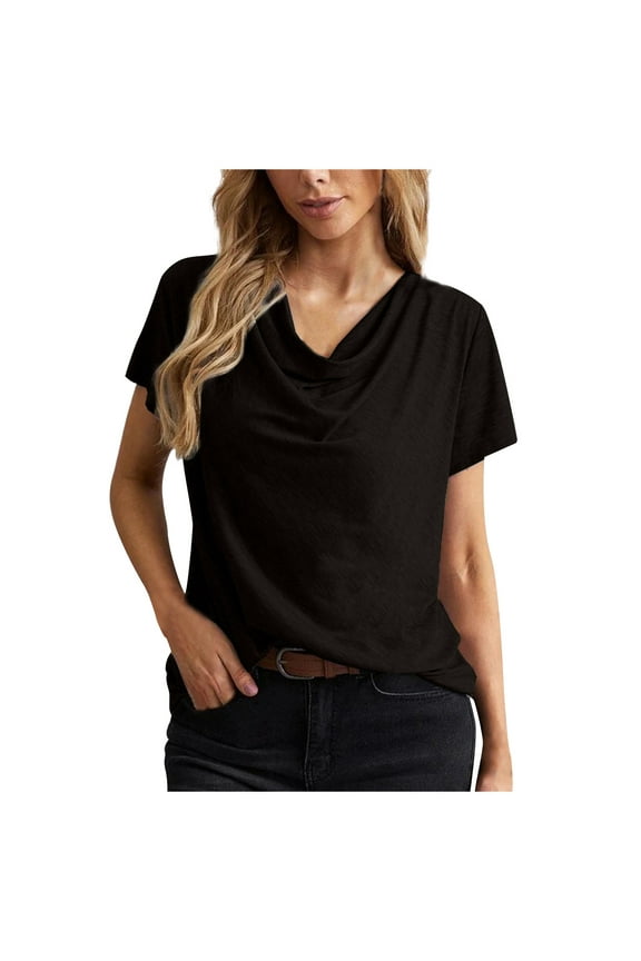 Women's Workout Shirts Short Sleeve Crewneck Moisture Wicking T-Shirts Summer Casual Athletic Running Quick Dry Tee Tops