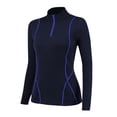 thumbnail image 1 of Women's Workout Yoga Jacket Full Zip Running Track Jacket, 1 of 3