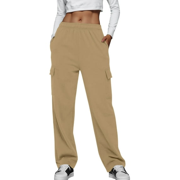 Women's Workwear Sweatpants Casual Loose Fleece High Waist Jogger Pants Ladies Sweatpants Casual Pants Yoga Pants Homewear