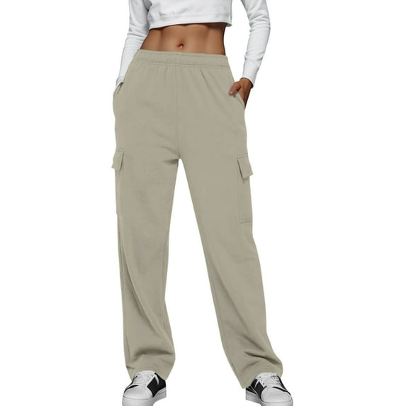 Women's Workwear Sweatpants Casual Loose Fleece High Waist Jogger Pants Ladies Sweatpants Casual Pants Yoga Pants Homewear