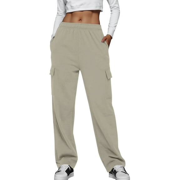 Women's Workwear Sweatpants Casual Loose Fleece High Waist Jogger Pants Ladies Sweatpants Casual Pants Yoga Pants Homewear