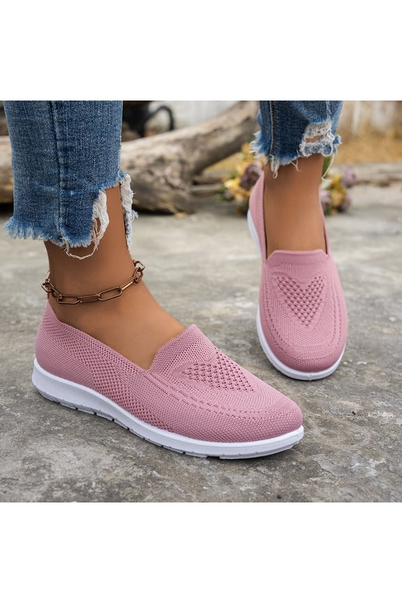 Women's Woven Breathable Soft Shoes Casual Orthopedic Arch Support Foam Shoes Comfortable Wedge Heel Walking Anti-Skid Sports Shoes