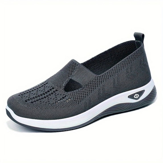 Women's Woven Orthopedic Breathable Soft Shoes Go Walking on Foam Shoes Hands Free in Sneakers Arch Support