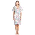 thumbnail image 1 of Women's Woven Snap-Front Lounger House Dress, 1 of 4