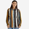 thumbnail image 1 of Women's Wrangler Brushpopper Stripe Cowboy Snap Shirt, 1 of 1