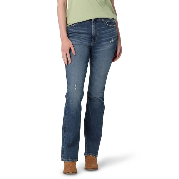 Women's Wrangler High-Rise Bootcut Jeans Color: Dirt Road Size: 6X32