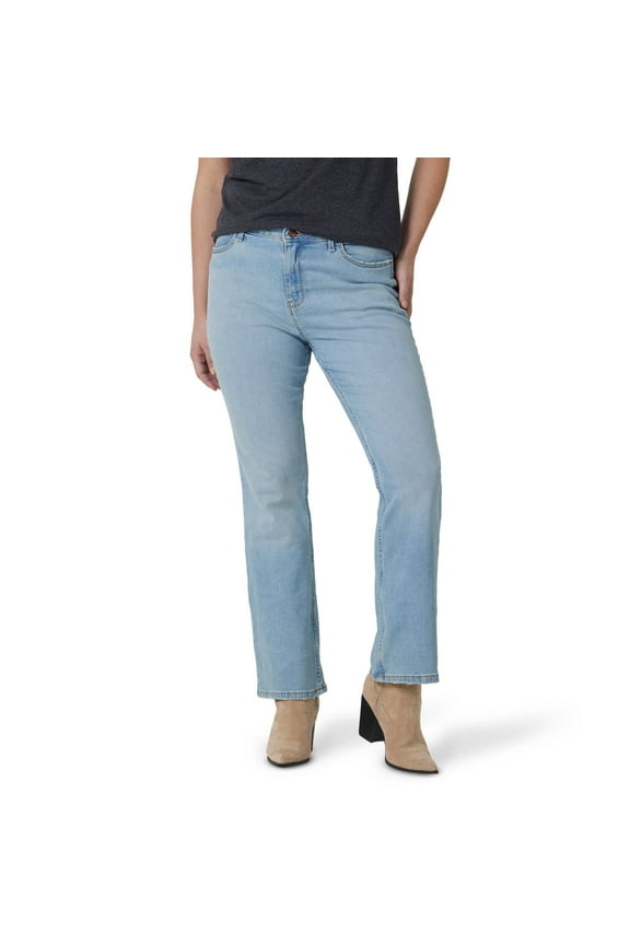 Women's Wrangler High-Rise Bootcut Jeans Color: Stonewash Size: 12X30