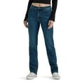 thumbnail image 1 of Women's Wrangler High Rise Straight-Leg Jeans Color: Alpine Size: 0X32, 1 of 3