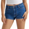 thumbnail image 1 of Women's Wrangler High-Rise Vintage Cutoff Jean Shorts Color: Carolina Embridored Size: 12 AVG/REG, 1 of 4