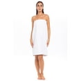thumbnail image 1 of Women's Wrap with Adjustable Closure 100% Terry Spa Body Wrap Shower Bath Towels White XXL/XXXL, 1 of 6