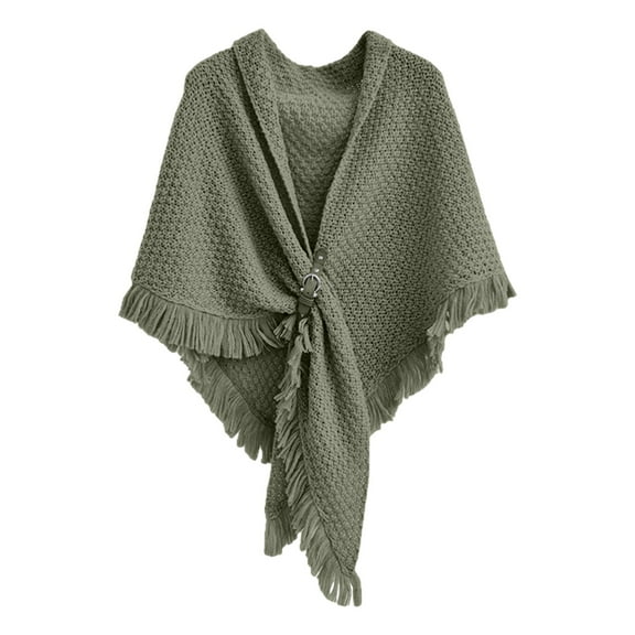 Women's Wraps & Pashminas, Audhol Women Soild Color Blocking Autumn Spring Winter Windproof Warm Fashion Cloak Shawl Cardigan Shawl Warm Shawl Blackish Green One Size