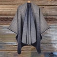 thumbnail image 1 of Women's Wraps Women'S Travel Plaid Shawl Wraps Open Front Poncho Cape Warm Oversized Sweaters Casual Cardigan Shawls For Fall Winter, Women's Accessories Wraps, 1 of 4