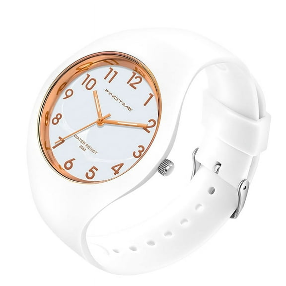 Women's Wrist Watches Thin & Ultra-light Casual Watch for Women Waterproof Nurse Watches with Secondhand Minimalist Watches  Watch for Women White Black  Green Blue Purple Rosegold
