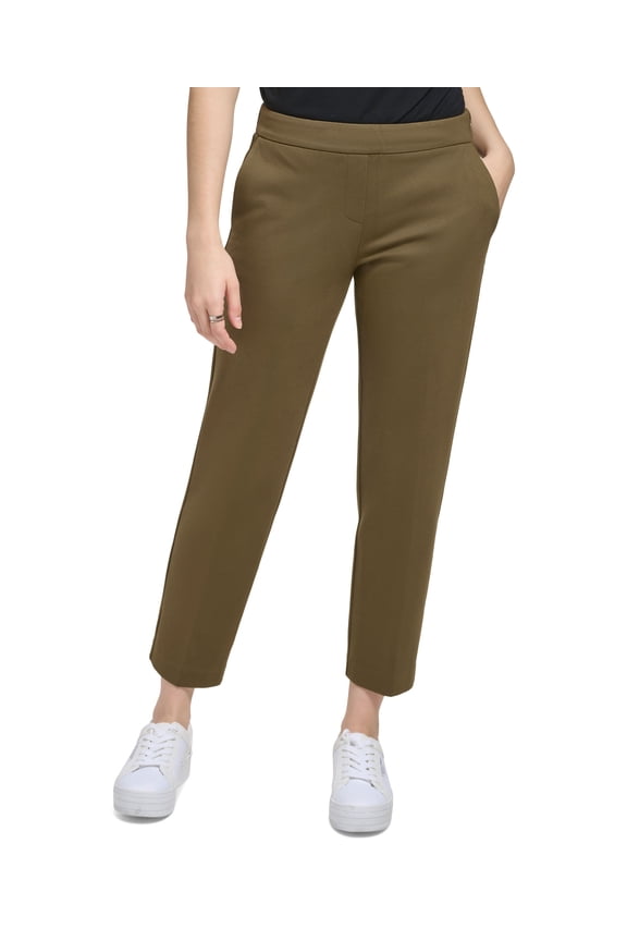 Women's X-Fit Elastic Back Ankle Pants Caper 6