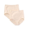 thumbnail image 1 of Women's X037 Light Control Stretch Cotton Brief Panty - 2 Pack, 1 of 2