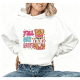 thumbnail image 1 of Women's Y'all Are Nuts Nutcracker Casual Festive Graphic Comfortable Hoodie Hooded long-sleeved White S-2XL, 1 of 6