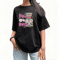thumbnail image 1 of Women's Y'all Are Nuts Nutcracker Graphic T Shirt Casual Festive Graphic Top Comfortable Black S-2XL Plus Size, 1 of 5