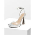 thumbnail image 1 of Women's Y2K Inspired Platform Heeled Sandals With Geometric Heel, 1 of 8
