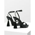thumbnail image 1 of Women's Y2K Inspired Platform Heeled Sandals With Geometric Heel, 1 of 8