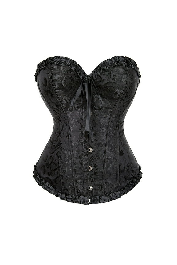 Women's Y2K Retro Bustiers & Corsets for Women Sexy Bustier Shapewear Lingerie Lace Bowknot Waist Push Up Bodysuit