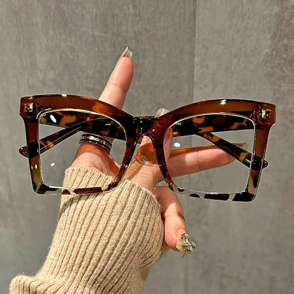 Women's Y2K Retro Cat Eye Eyeglasses - Acetic Acid Full Rim Frame | Durable & Lightweight | Vintage-Inspired Design for Casual & Party Wear