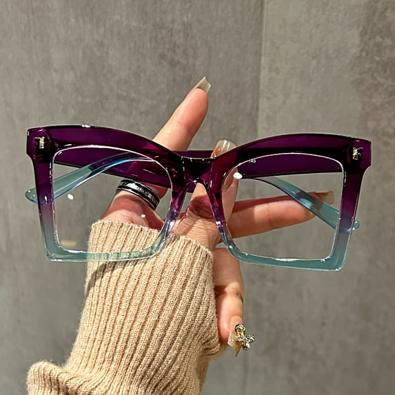 Women's Y2K Retro Cat Eye Eyeglasses - Acetic Acid Full Rim Frame | Durable & Lightweight | Vintage-Inspired Design for Casual & Party Wear