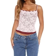 トップス Layered cotton sheer camisole top Shop Stylish Sheer Camisoles and Sleeveless Tops for Women Today