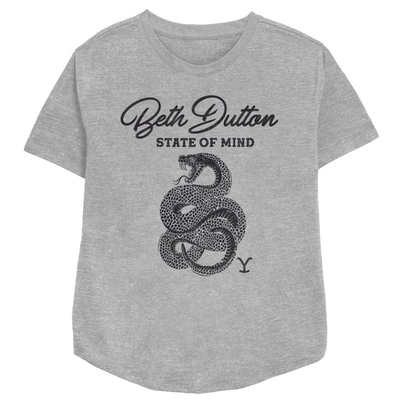 Women's Yellowstone Beth Dutton State of Mind Graphic T-Shirt