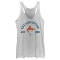 thumbnail image 1 of Women's Yellowstone Distressed Rider Silhouette Est. 1886  Racerback Tank Top, 1 of 4