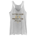 thumbnail image 1 of Women's Yellowstone Dutton Ranch 86 Protect the Family Racerback Tank Top, 1 of 4