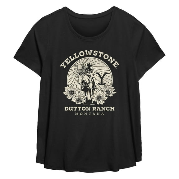 Women's Yellowstone John Dutton Ranch Montana Graphic T-Shirt