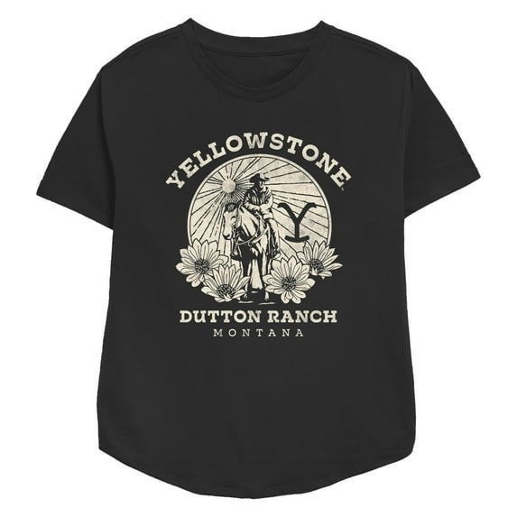 Women's Yellowstone John Dutton Ranch Montana Graphic T-Shirt