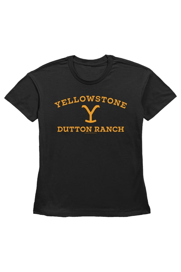 Women's Yellowstone Large Dutton Ranch Brand Graphic T-Shirt