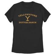 Women's Yellowstone Large Dutton Ranch Brand Graphic T-Shirt